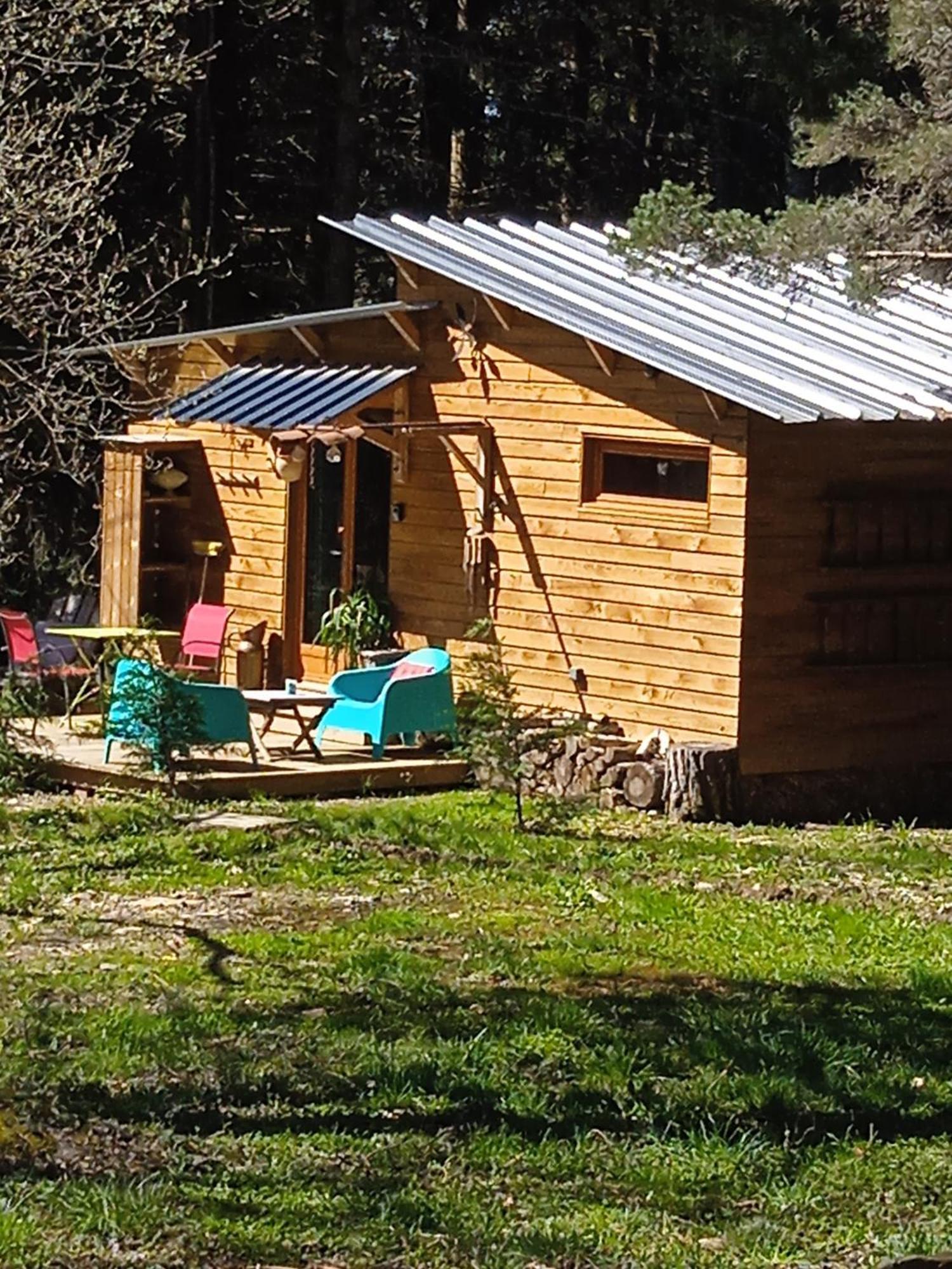 Chalet Libellule Domaine De La Mamounette Champclause Buitenkant foto