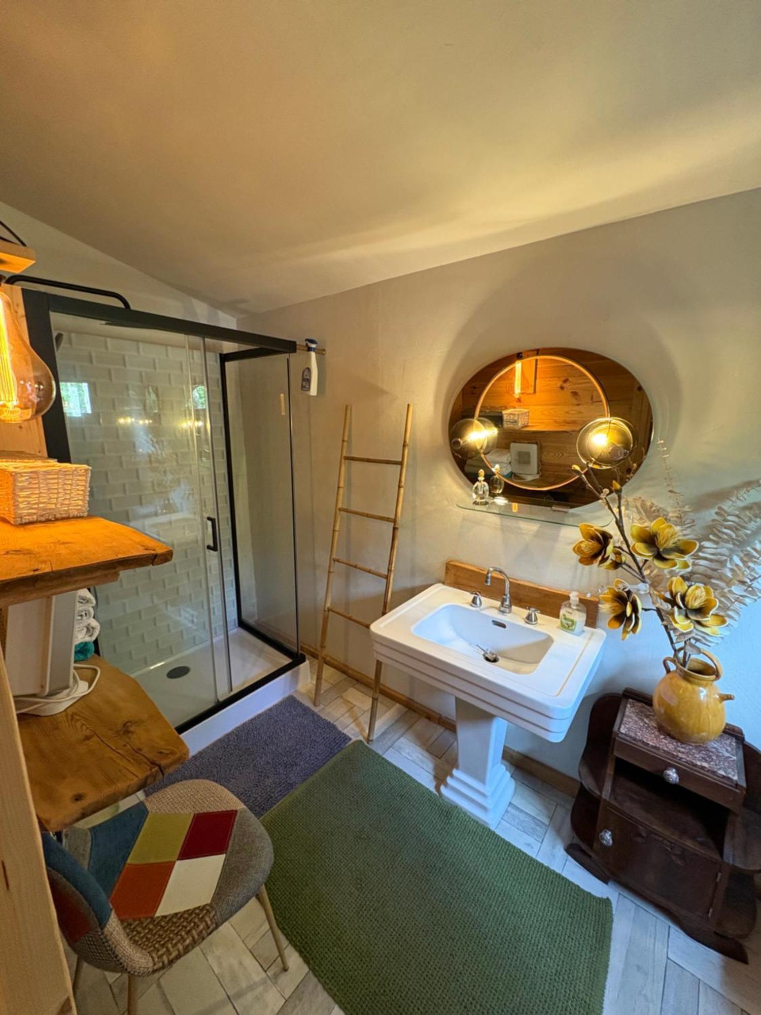 Chalet Libellule Domaine De La Mamounette Champclause Buitenkant foto